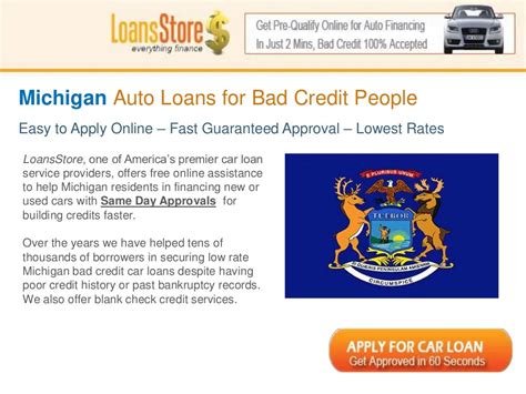 Bankruptcy Auto Loans Michigan